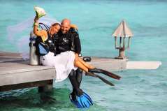 Couple en voyage de noces - Gangehi Island Resort